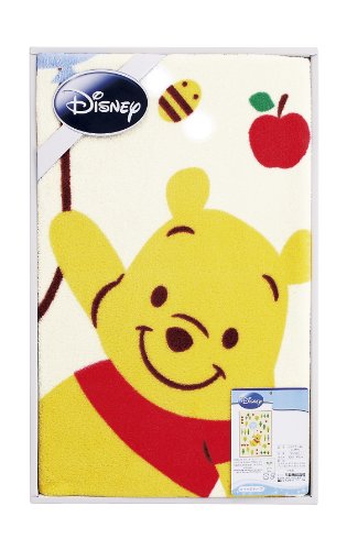 DISNEY くまのプーさん DP-22031G にこやか マイクロファイバーハーフ毛布1 630305