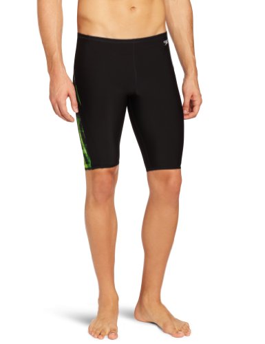 Speedo Men's Reverb Splice Endurance Plus Jammer, Green, 30 On Sale
