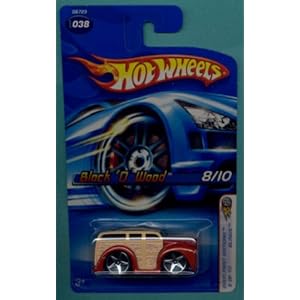 Mattel Hot Wheels 2005 Blings 1:64 Scale Brown block O Wood Die Cast Car #038