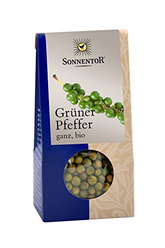 Sonnentor Pfeffer grün ganz, 1er Pack (1 x 12 g) - Bio