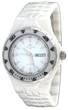 Oniss #ON8402-L Womens Midsize White Ceramic Sports Watch