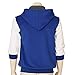 Men's Pokemon Go Trainer Figure Blue Hoodie Team Mystic Instinct Valor Costume