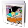 Londons Times Funny Music Cartoons - Cottage Industry - Greeting Cards-6 Greeting Cards with envelopes
