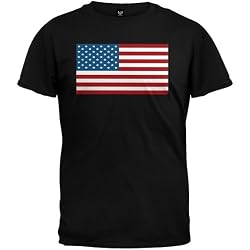 American Flag Black T-Shirt