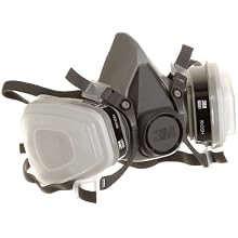 3M Low-Maintenance Half-Mask Organic Vapor, P95 Respirator Assembly, Medium