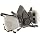 3M Low-Maintenance Half-Mask Organic Vapor, P95 Respirator Assembly, Medium