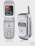 UNLOCKED MOTOROLA V190 V 190 FLIOP GSM SILVER CELL PHONE
