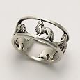 Open Wolf Ring