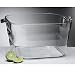 Square 13 in. Clear Acrylic Plastic Ice (Party) Tubs