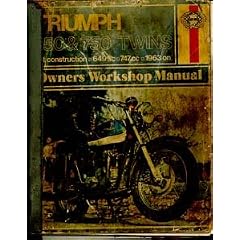 Triumph 650 and 750 Twins Owner's Workshop Manual (Haynes owners workshop manuals for motorcycles)