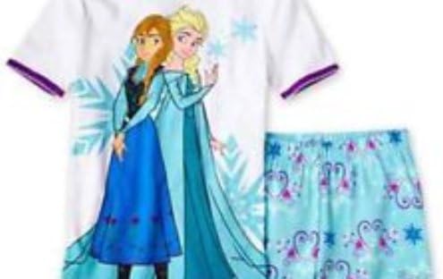 Disney Frozen Anna and Elsa Two Piece Pajama Set - Size 5