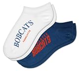 NBA Charlotte Bobcats Womens Socks, 2-Pack, Ankle Socks