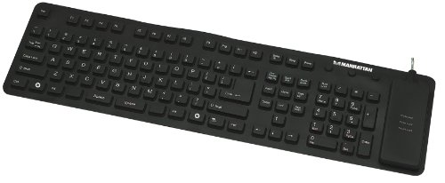 Manhattan Flexible USB Tastatur schwarz Preisvergleich