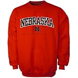 Nebraska Cornhuskers Scarlet Big Game Crew Neck Sweatshirt