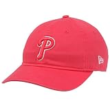 MLB New Era Philadelphia Phillies Youth Girls Fashion Essential Adjustable Hat - Pink