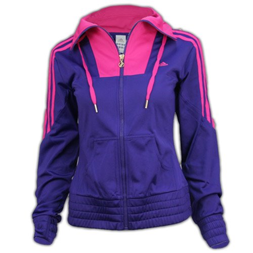 Adidas Damen Trainingsjacke Rl 3S Q4, collegiate purple/radiant pink f10, 34 , P90057 Preisvergleich