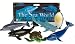 Sea World Set Of 6 Plastic Animal Figures. (Shark, Penguin, Whale, Turtle, Dolphin, Orca.)_s-1