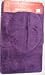 3 PIECE BATHROOM RUG, CONTOUR & LID COVER SET - PURPLE