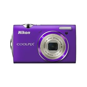 Nikon Coolpix S5100 12 MP Digital Camera with 5x Optical Vibration Reduction (VR) Zoom and 2.7-Inch LCD (Purple)