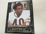 Gale Sayers Chicago Bears Engraved Collector Plaque w/8x10 Photo