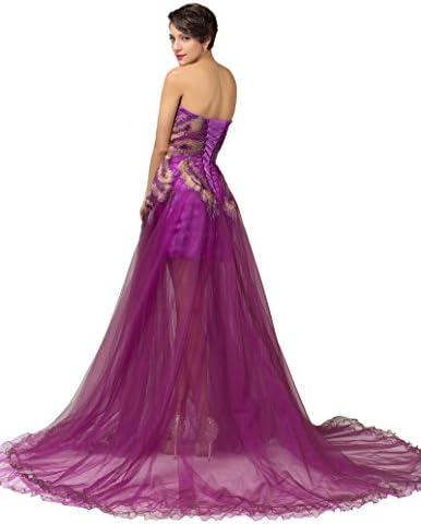 Evening Party Prom Dresses for Women Strapless Sweetheart Lace-up Back A-line Empire Waist Pleated Size 2