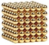 Magnicube Magnet Balls Gold Edition 216 Piece Magnetic Puzzle (Tin Gift Set)