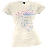 Deftones - Blue Print Juniors T-Shirt