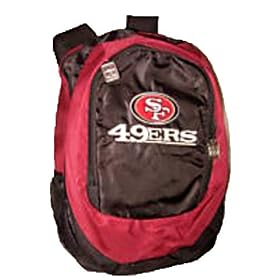 NFL Football San Francisco 49ers Large Backpack