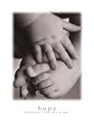 Hope - Infant Hands Feet, Motivational Poster