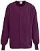 Medline 8832JWNXXL ComfortEase Crew Neck Unisex Warm Up Scrub Jackets, XX-Large, Wine