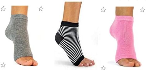 Freetoes Toeless Sock x 3 pair (1- black, 1-Pink, 1-Grey)