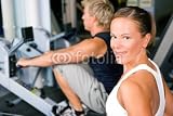 Wallmonkeys Peel and Stick Wall Decals - At the Rowing Machine - 60
