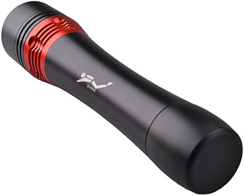 SingFire SF-925 5-Memory Mode Zoomable 800 Lumens LED White light Waterproof Submersible electric Lamp- Black+Red (2x 26650 Battery)