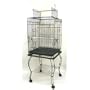 Brand New Parrot Bird Cage Cages Play W/Stand On Wheels 20x20x58 *White*