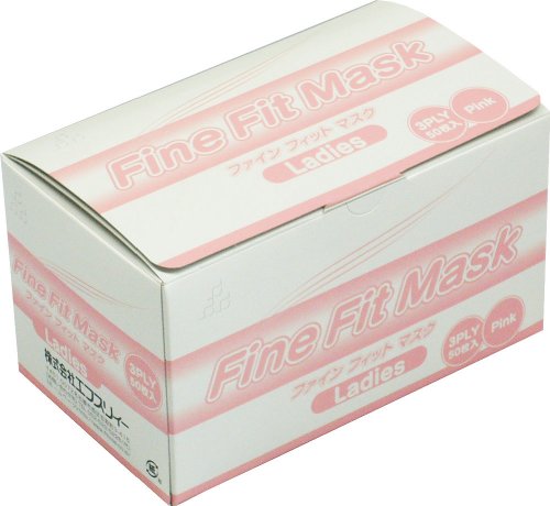 細菌ろ過効率（BFE）99.8％　メディカルマスク　50枚　ピンク色