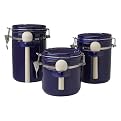 Sensations II 3-pc. Canister Set - Cobalt