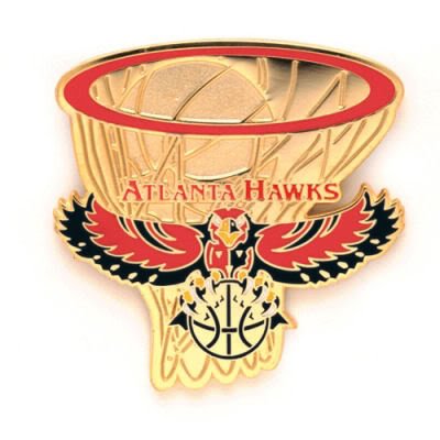 ATLANTA HAWKS OFFICIAL LOGO LAPEL PIN