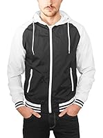 Urban Classics Chaqueta (Negro / Blanco)