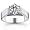 Platinum 1.50 Carat Round Cut Solitaire Diamond Ring (G-H ; SI1-2) Size 5