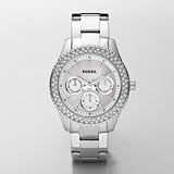 Fossil Stella Multifunction White Dial Watch