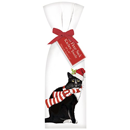 Holiday Black Cat Towel Set