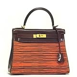[訳あり][中古](エルメス)HERMES 2WAYハンドバッグ ケリー 内縫い 28cm ヴィブラート ブラウンXゴールド金具 E刻印 並行輸入 HERMES 中古