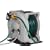 No Crank Columbus 100' Water Powered Retractable Garden Hose Reel with 360 Swivel Base #RS10105