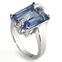 Goldmaid - Fa R886S58 - Bague Femme - Argent 925/1000 - Oxyde de Zirconium Topaze Bleue