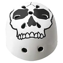 Armor Aggressive Pro Series White Skull Helmet