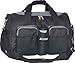 Everest Gym Bag with Wet Pocket, Dark Gray/Black