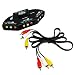 3-Way Audio Video AV RCA Switch Selector Box Splitter For XBOX XBOX360 DVD PS2 PS3 with AV Cable