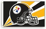 Pittsburgh Steelers 3x5 NFL Football Helmet Flag a