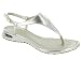 Cole Haan Womens Air Bria Sandals Metallic White