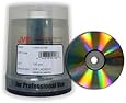 100 Taiyo Yuden/JVC 52X CDR (CD-R) 80min 700MB Shiny Silver in Cake Box